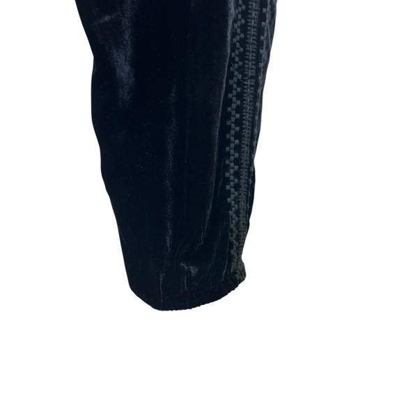 Johnny Was - Women’s Velvet Jogger Pants, Boho, Embroidered - Black, X-Large - Picture 14 of 17